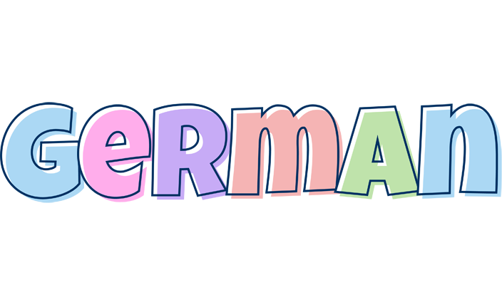 German pastel logo