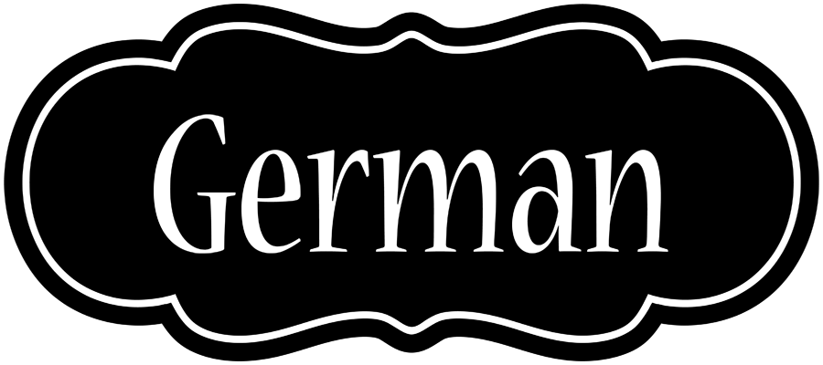German welcome logo
