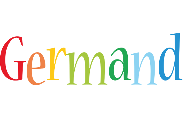Germand birthday logo