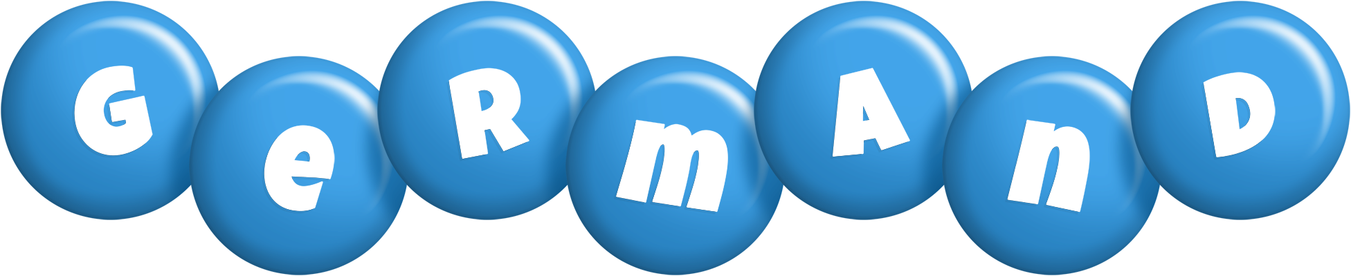 Germand candy-blue logo