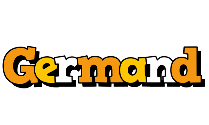 Germand cartoon logo