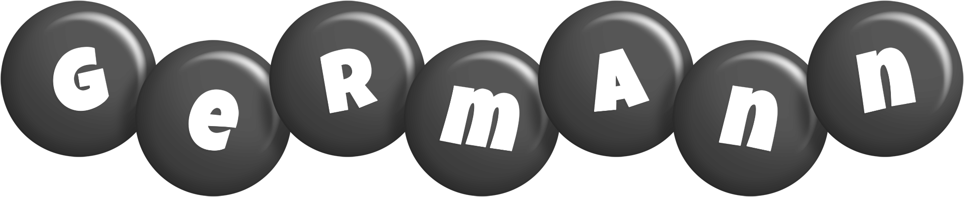 Germann candy-black logo