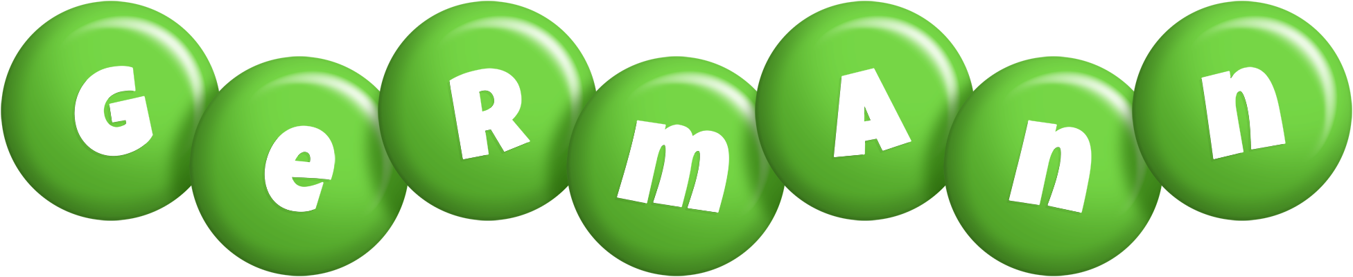 Germann candy-green logo