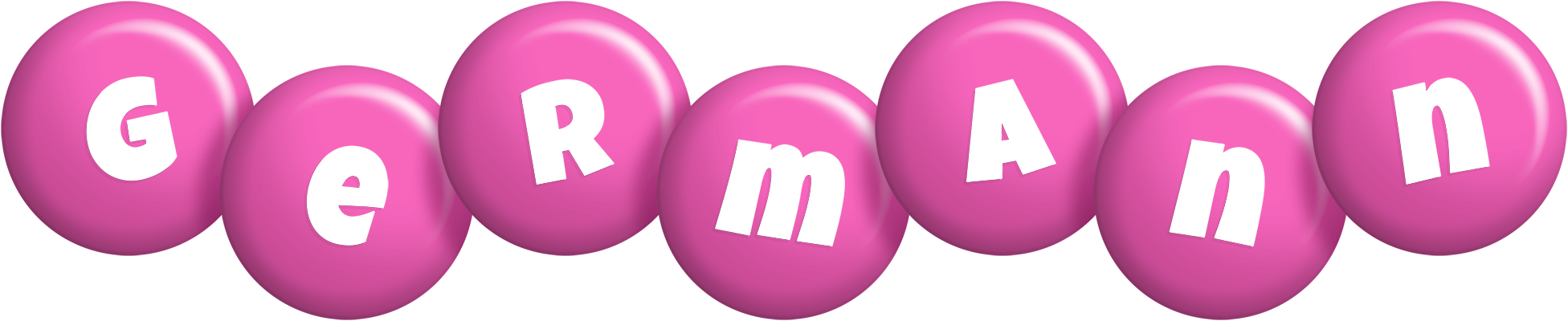 Germann candy-pink logo