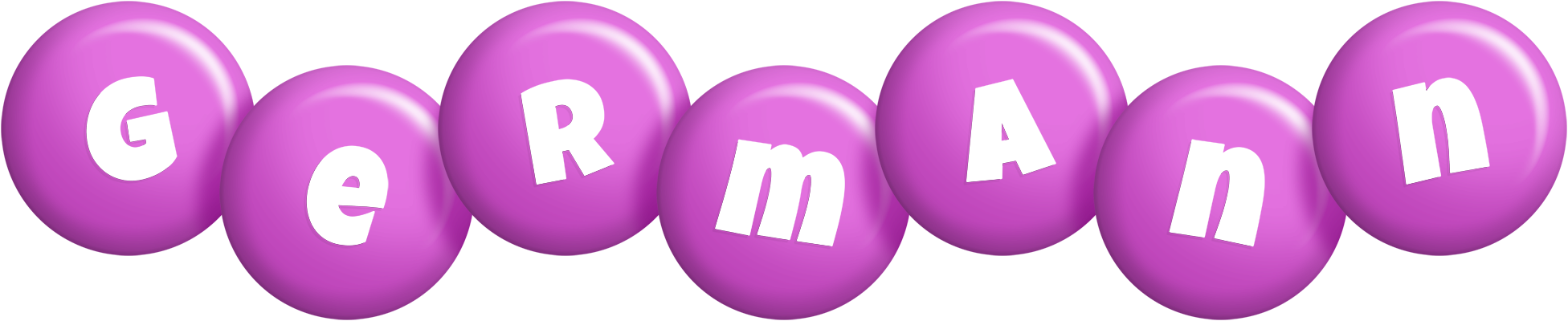 Germann candy-purple logo
