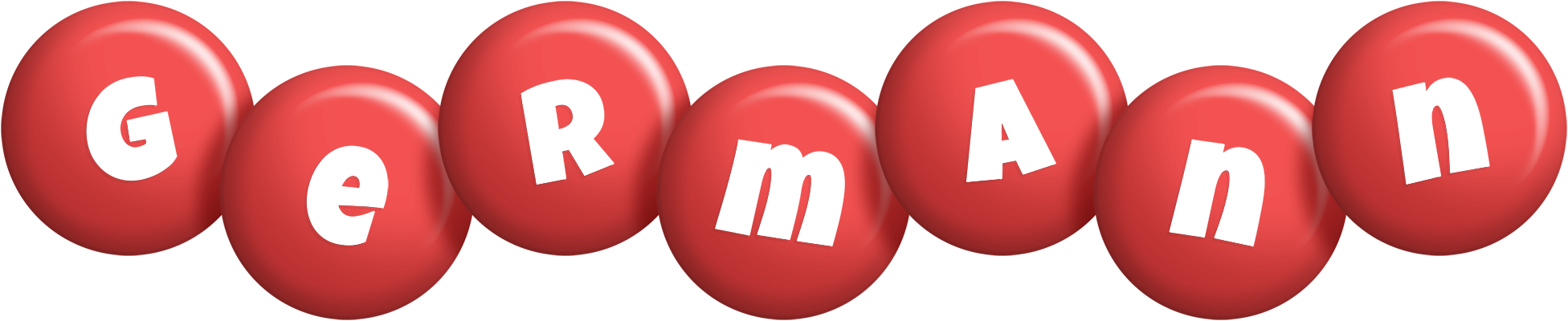 Germann candy-red logo