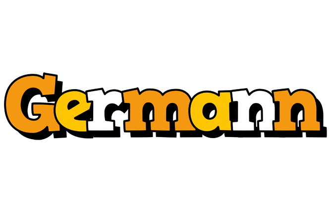 Germann cartoon logo