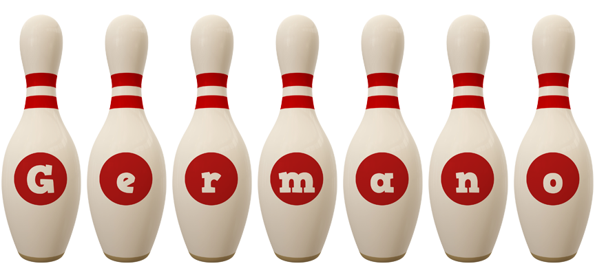 Germano bowling-pin logo