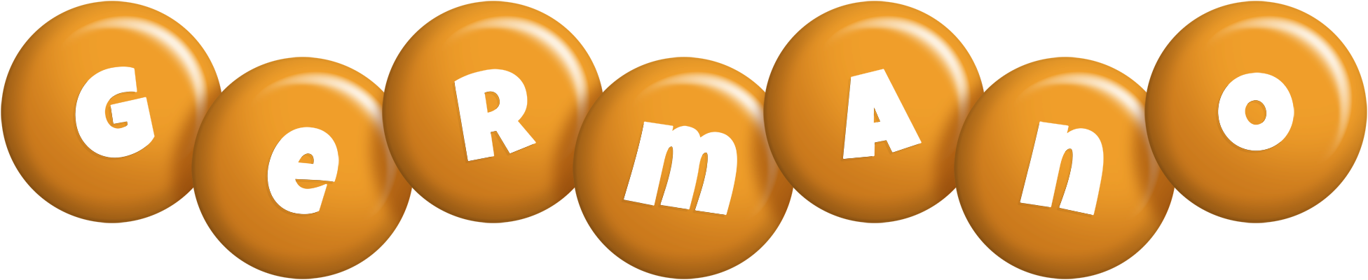 Germano candy-orange logo