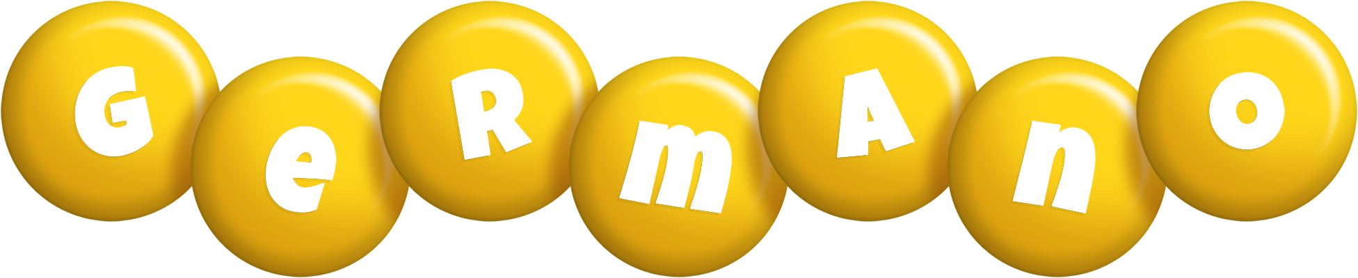 Germano candy-yellow logo