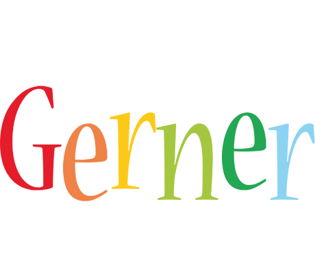 Gerner birthday logo