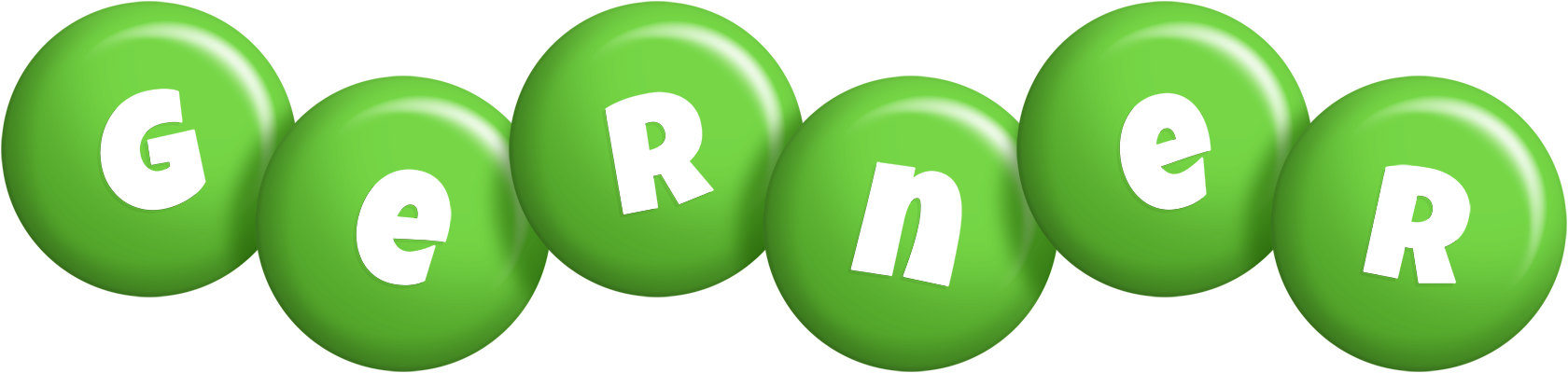 Gerner candy-green logo