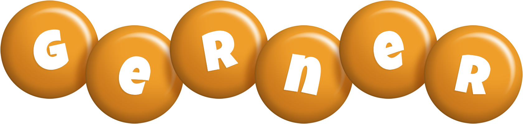 Gerner candy-orange logo
