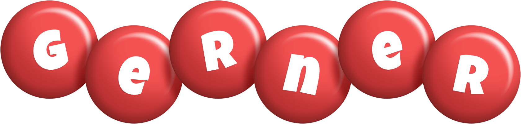 Gerner candy-red logo