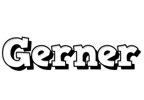 Gerner snowing logo