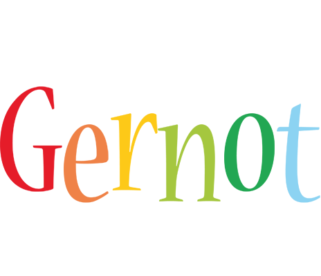 Gernot birthday logo