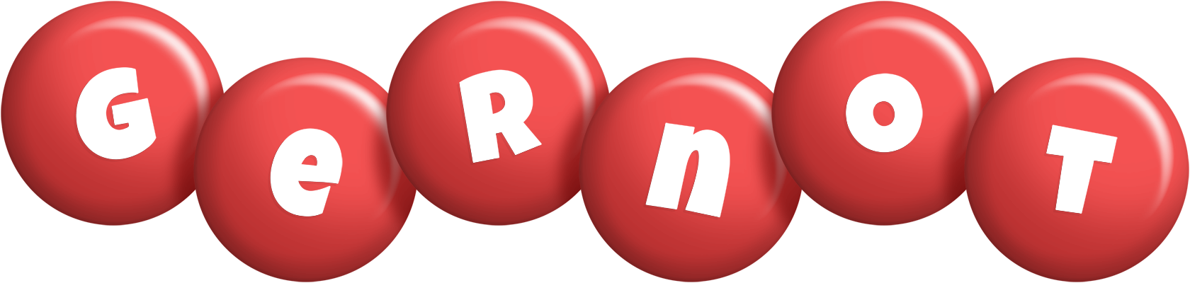 Gernot candy-red logo