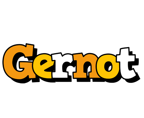 Gernot cartoon logo
