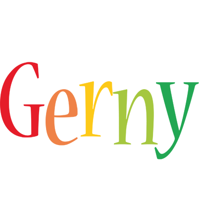 Gerny birthday logo