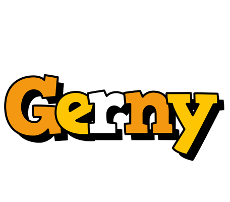 Gerny cartoon logo