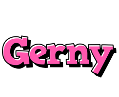 Gerny girlish logo