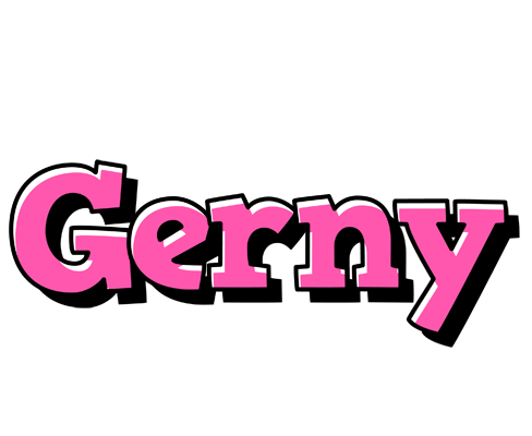 Gerny girlish logo
