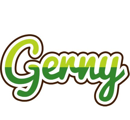 Gerny golfing logo