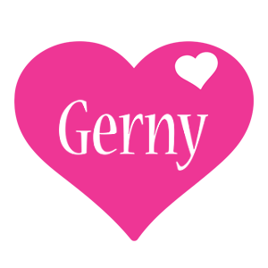 Gerny love-heart logo