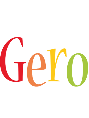 Gero birthday logo