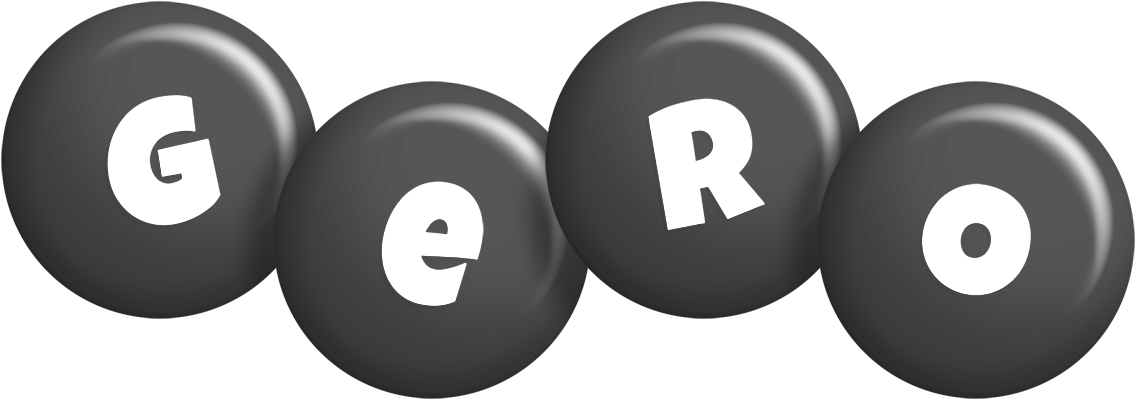 Gero candy-black logo