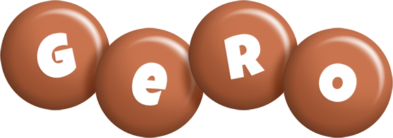 Gero candy-brown logo