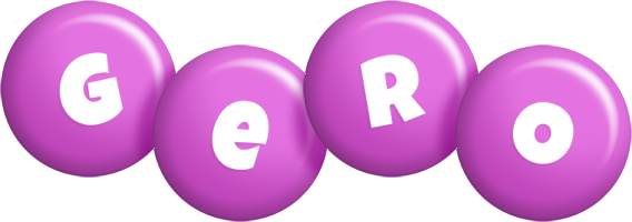 Gero candy-purple logo