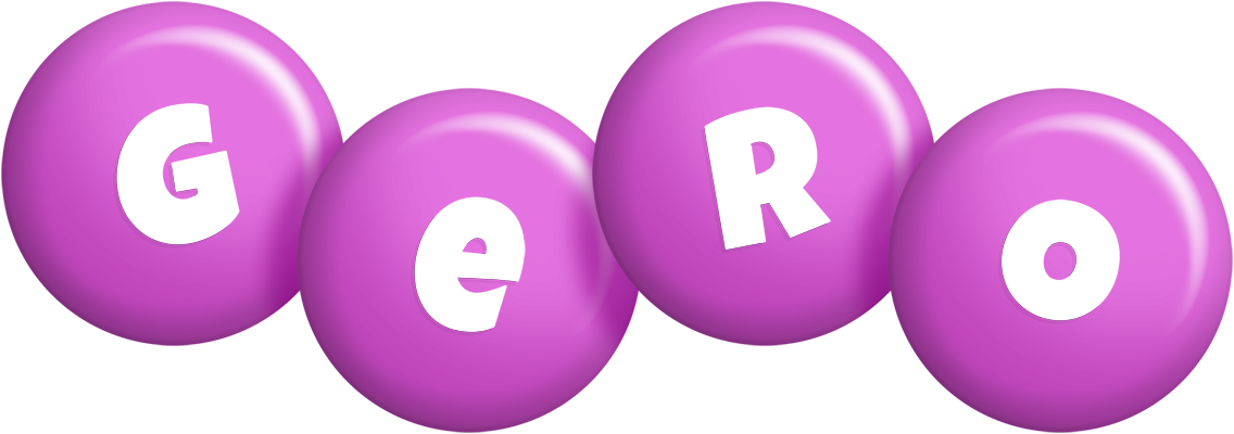 Gero candy-purple logo