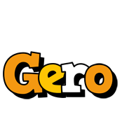 Gero cartoon logo