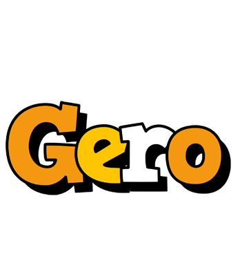 Gero cartoon logo