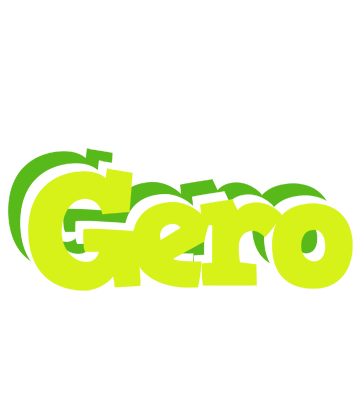 Gero citrus logo