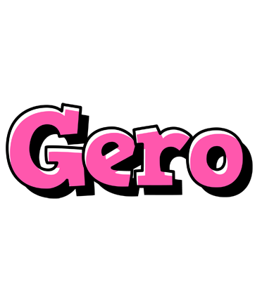 Gero girlish logo
