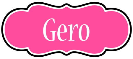 Gero invitation logo