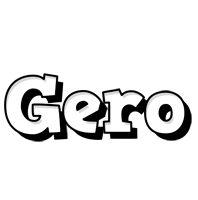 Gero snowing logo