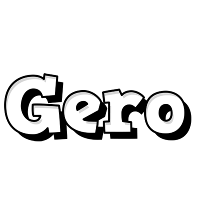 Gero snowing logo