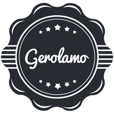 Gerolamo badge logo
