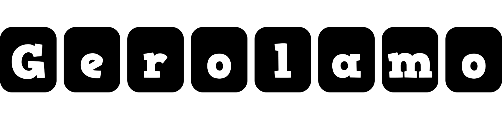 Gerolamo box logo
