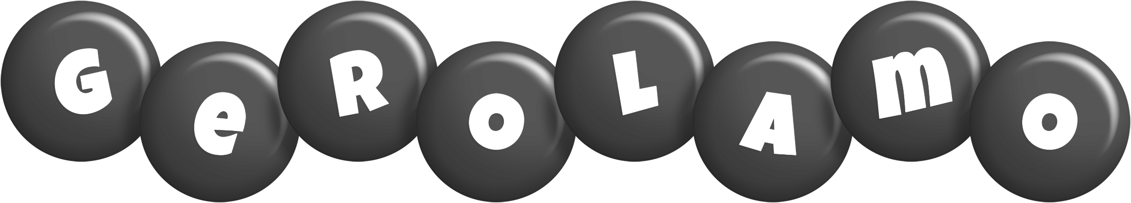 Gerolamo candy-black logo