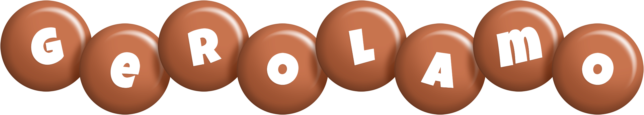 Gerolamo candy-brown logo