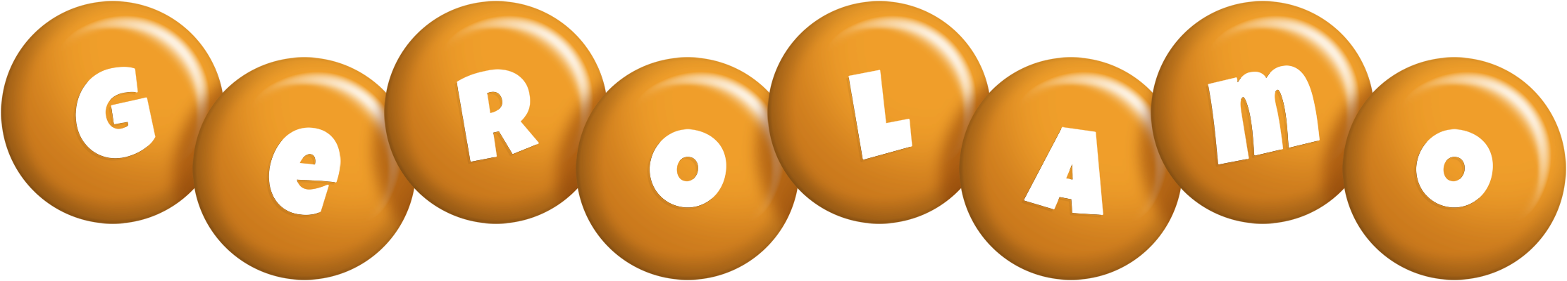 Gerolamo candy-orange logo