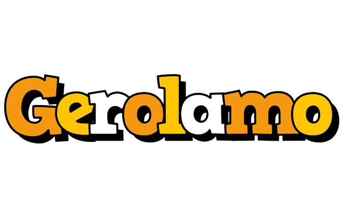 Gerolamo cartoon logo