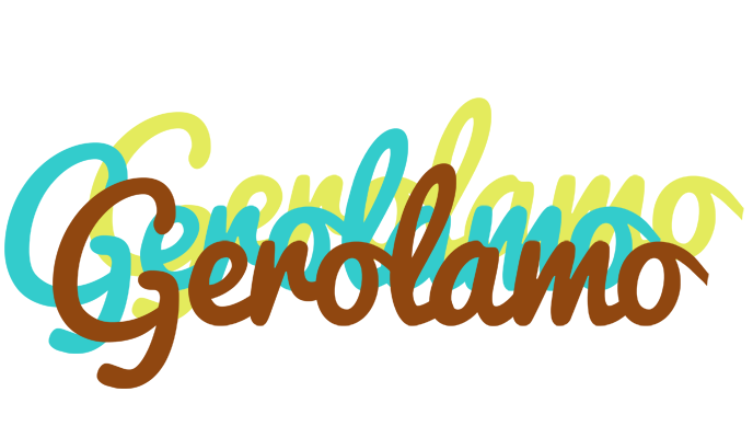 Gerolamo cupcake logo