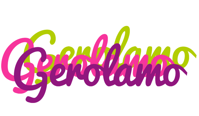 Gerolamo flowers logo