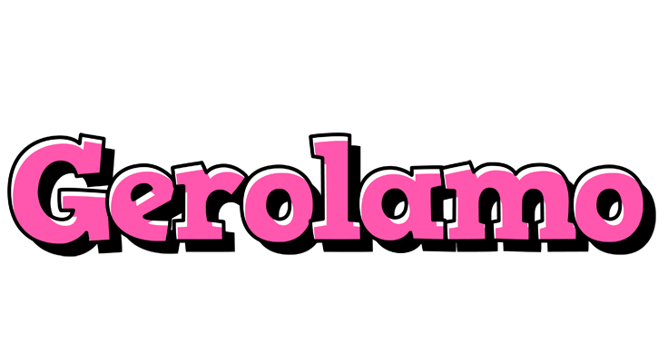 Gerolamo girlish logo