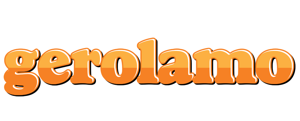 Gerolamo orange logo